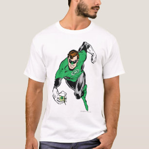 Grüne Laternen-Fliege vorwärts T-Shirt