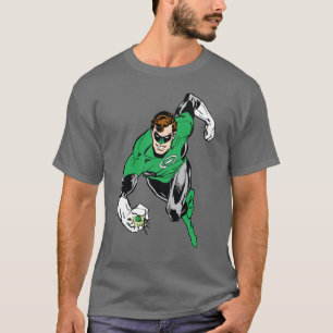 Grüne Laternen-Fliege vorwärts T-Shirt