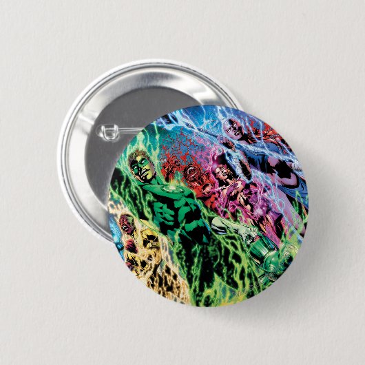 Grüne Laternen-Gruppe - Farbe Button (Vorne & Hinten)