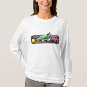 Grüne Laternen-Rennen durch Raum T-Shirt