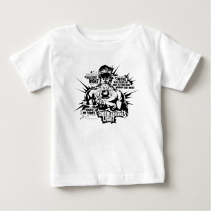 Grüne Laternen-Text-Collage Baby T-shirt