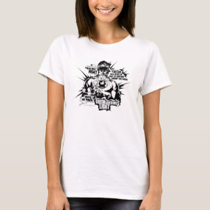 Grüne Laternen-Text-Collage T-Shirt