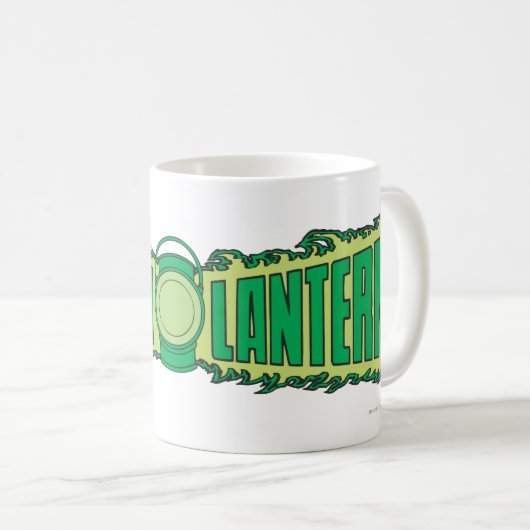 Grüne Laternenbuchstaben 1 Kaffeetasse (VorderseiteRechts)