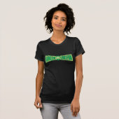 Grüne Laternenbuchstaben 1 T-Shirt (Vorne ganz)
