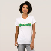 Grüne Laternenbuchstaben 1 T-Shirt (Vorne ganz)