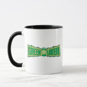 Grüne Laternenbuchstaben 1 Tasse (Links)