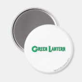 Grüne Laternenbuchstaben 2 Magnet (Vorderseite/Rückseite)