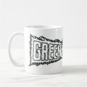 Grüne Laternenbuchstaben BW Kaffeetasse (Links)