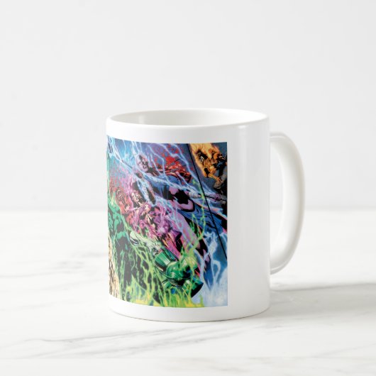 Grüne Laternengruppe - Farbe Kaffeetasse (VorderseiteRechts)