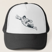 Grüne Laternenpfeile BW Truckerkappe (Vorderseite)