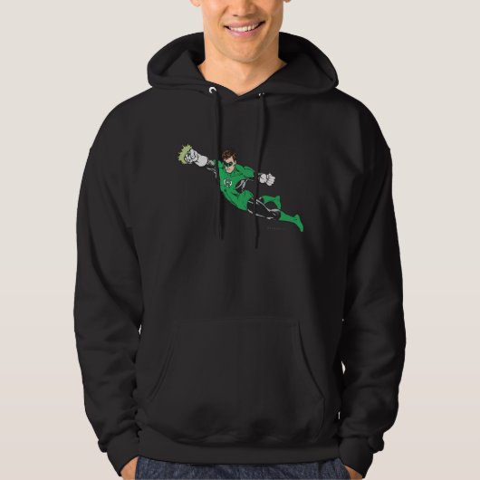 Grüne Laternenpfosten Hoodie (Vorderseite)