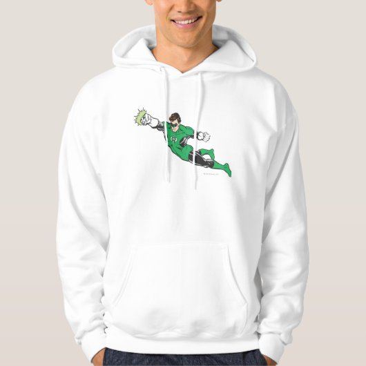 Grüne Laternenpfosten Hoodie (Vorderseite)