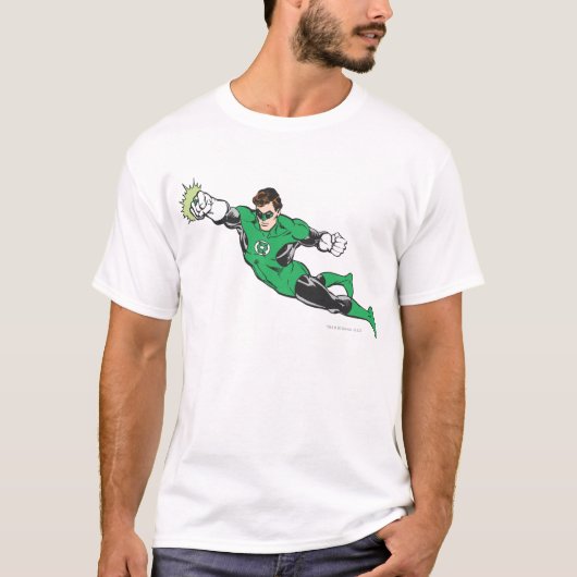 Grüne Laternenpfosten T-Shirt (Vorderseite)