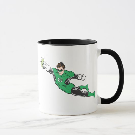 Grüne Laternenpfosten Tasse (Rechts)