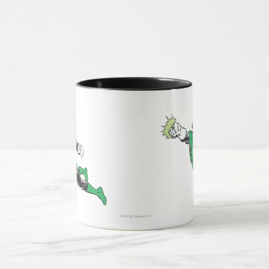 Grüne Laternenpfosten Tasse (Zentrum)
