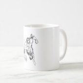 Grüne Laternensprünge Kaffeetasse (VorderseiteRechts)