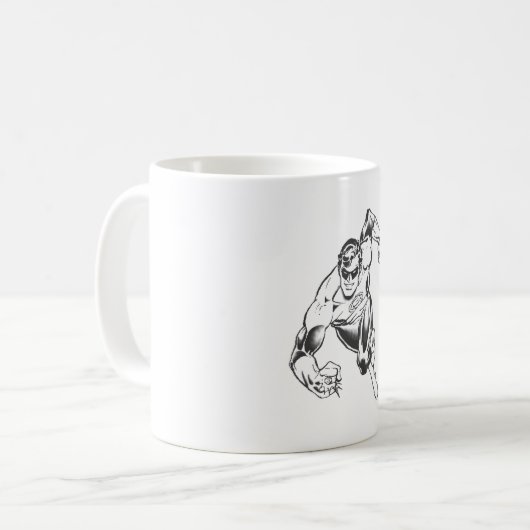 Grüne Laternensprünge Kaffeetasse (Vorderseite Links)