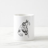 Grüne Laternensprünge Kaffeetasse (Mittel)