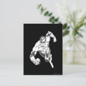 Grüne Laternensprünge Postkarte (Stehend Vorderseite)