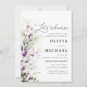 Grüne Lavender Probe Einladung (Vorderseite)