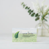 Grüne Leaf/Bauernhof und Zugmaschine Visitenkarte (Stehend Vorderseite)