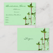 Grüne Leben-Visitenkarte Visitenkarte (Vorne/Hinten)