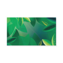 Grüne Leben-Visitenkarte