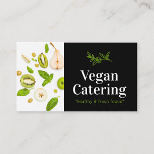 Grüne Lebensmittel Gesunde Ernährung Bio Vegan Bäc Visitenkarte