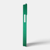 Grüne Lederstruktur Case-Mate iPhone Hülle (Rückseite / Rechts)
