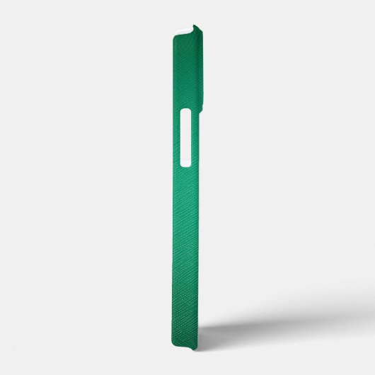 Grüne Lederstruktur Case-Mate iPhone Hülle (Rückseite / Rechts)