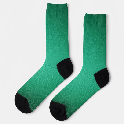 Grüne Lederstruktur Socken (Linkes Detail)