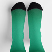 Grüne Lederstruktur Socken (Oben)