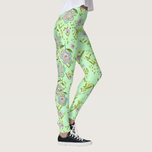 Grüne Leggings (Rechts)