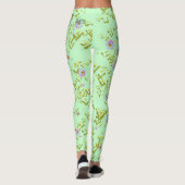 Grüne Leggings (Rückseite)
