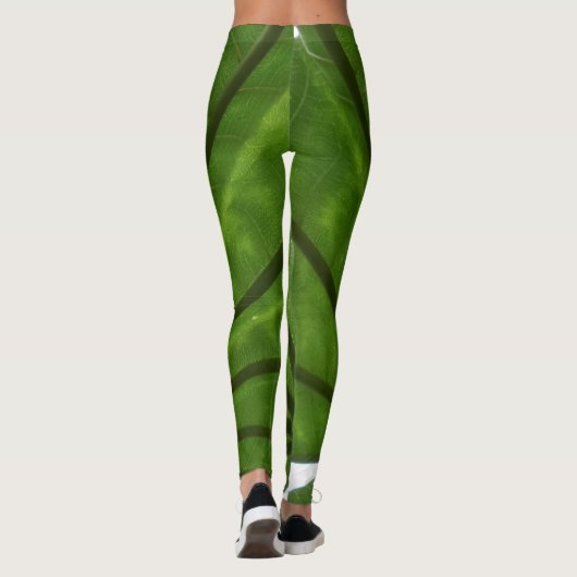 Grüne Leggings (Rückseite)