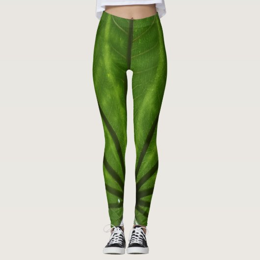 Grüne Leggings (Vorderseite)