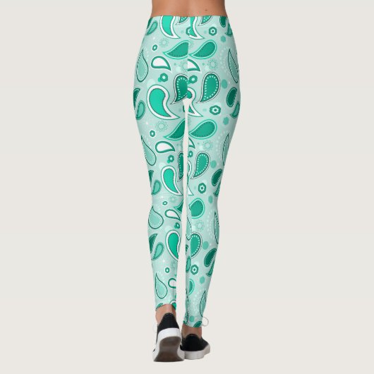 grüne Leggings (Rückseite)