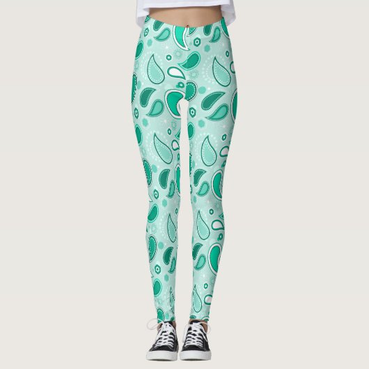 grüne Leggings (Vorderseite)