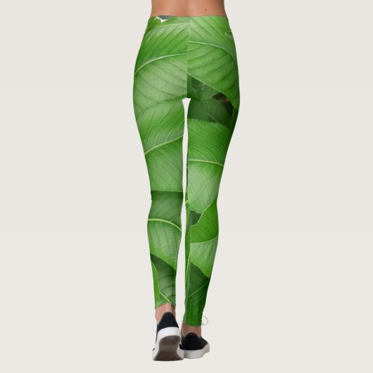 Grüne Leggings (Rückseite)