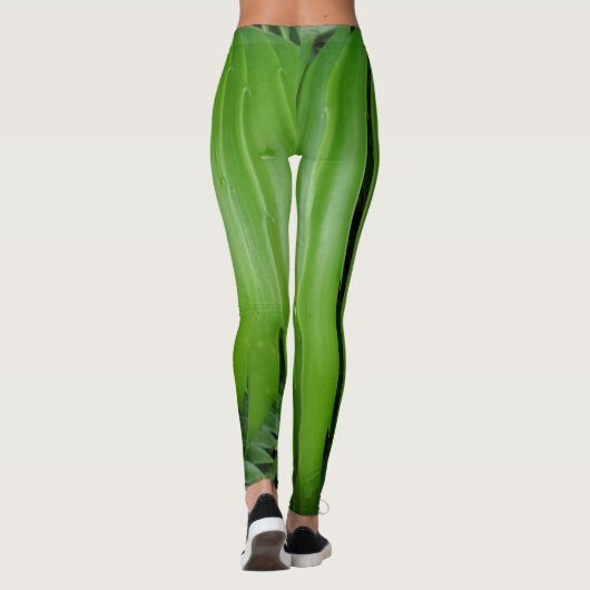 Grüne Leggings (Rückseite)