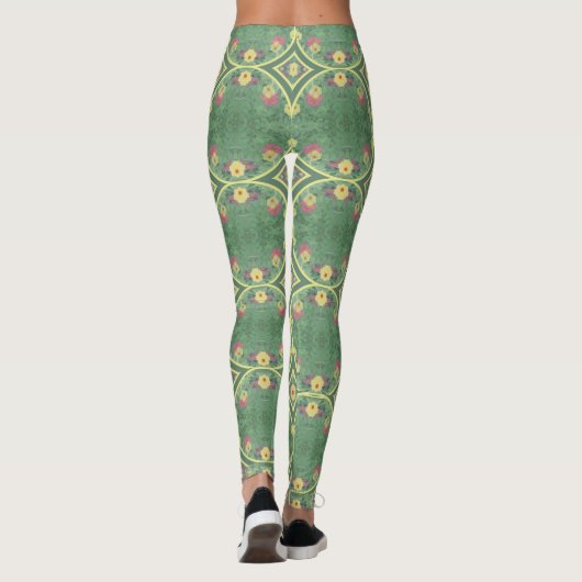 Grüne Leggings (Rückseite)