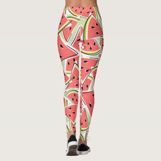 Grüne Leggings der Wassermelone (Rückseite)