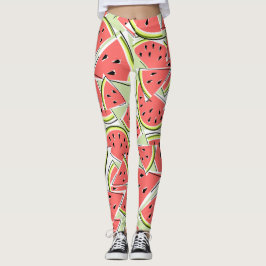 Grüne Leggings der Wassermelone
