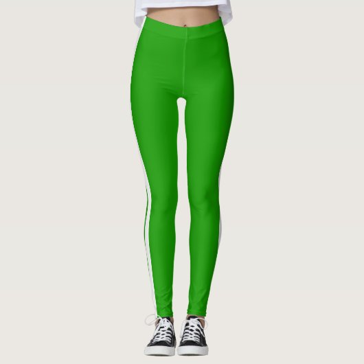 Grüne Leggings - Farben auswählen (Vorderseite)