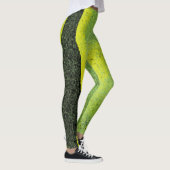 Grüne Leggings mit einem schwarzen Streifen (Rechts)