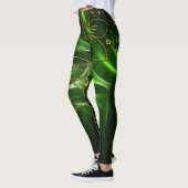 Grüne Leggings - stilvoller Komfort (Links)