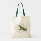 Grüne Leguan-Eidechsen-Taschen-Tasche Tragetasche (Vorne)
