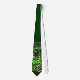 Grüne Leguan-Sammlung Krawatte