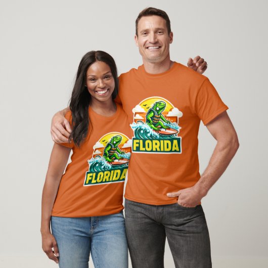 Grüne Leguana-Florida 13 T-Shirt (Unisex)
