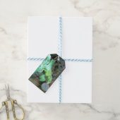 Grüne Leguane Geschenkanhänger (Mit Garn)